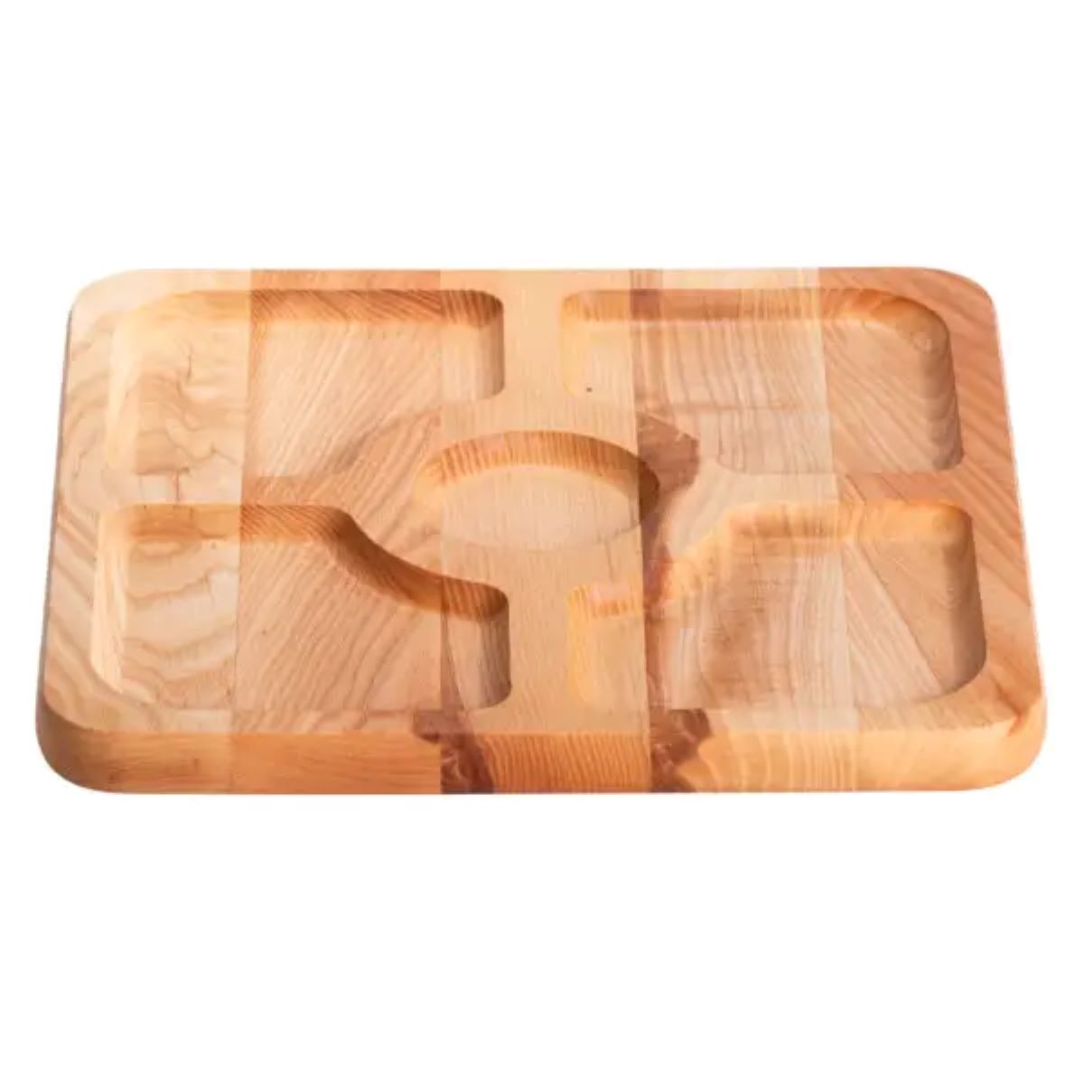 Менажниця на 5 секцій дерев&кстати;яна 30×20 см Lugi T54W300 – купити в Україні недорого