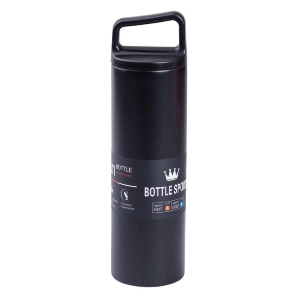 Термос металлический 500 мл Bottle Sport з вакуумною ізоляцією чорний HPGM5009B_HPGM5009B_Milantium_1