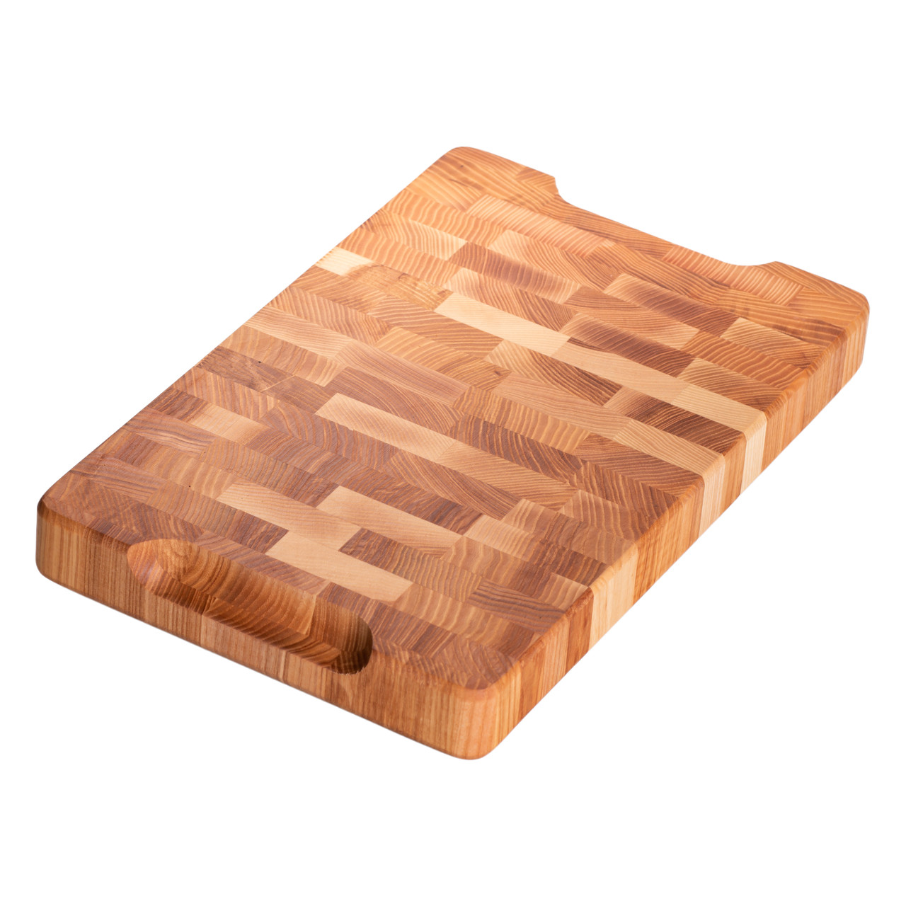 Дошка для нарізання обробна 45x25 см Доміно з ясена Lugi C52W250400Y_C52W250400Y_Milantium_3