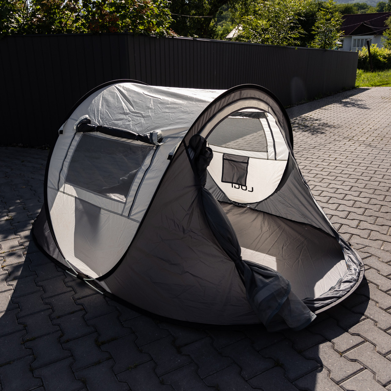 Tent Tourist 245 × 145 × 100 (см) Кемпинг для рыбалки 2 x Отсутствует серый лу-030По-030BE_Milantium_3