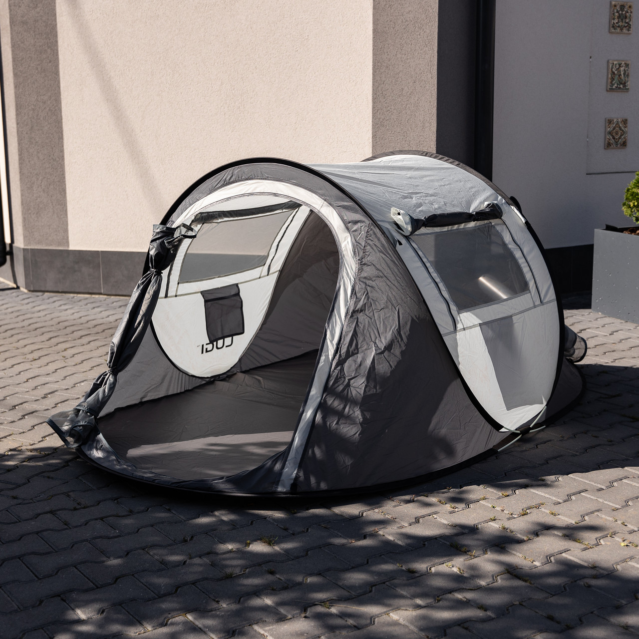 Tent Tourist 245 × 145 × 100 (см) Кемпинг для рыбалки 2 x Отсутствует серый лу-030По-030BE_Milantium_5