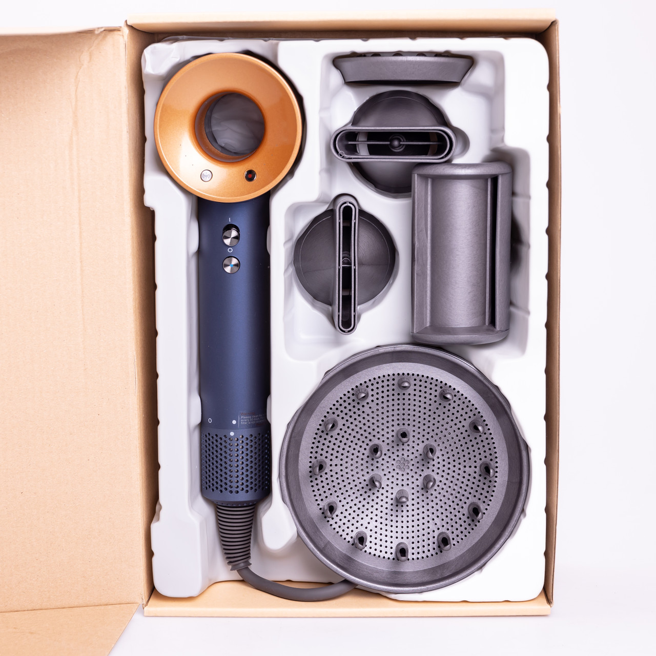 Фен стайлер для волосся 5 в 1 Supersonic Premium 1600 Вт 5 насадок 3 режими швидкості Синій PH770BLG – купити в Україні недорого