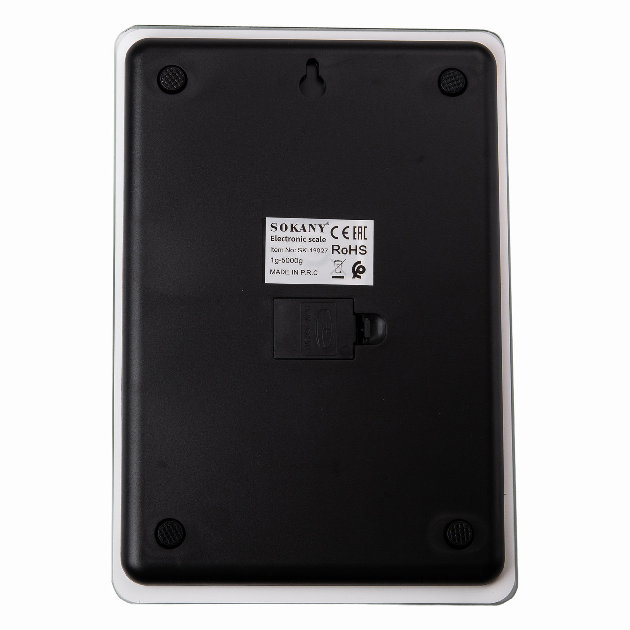 Ваги для кухні Sokany до 5 кг електронні на батарейках Lugi Бірюзовий SK-19027M_SK-19027M_Milantium_3