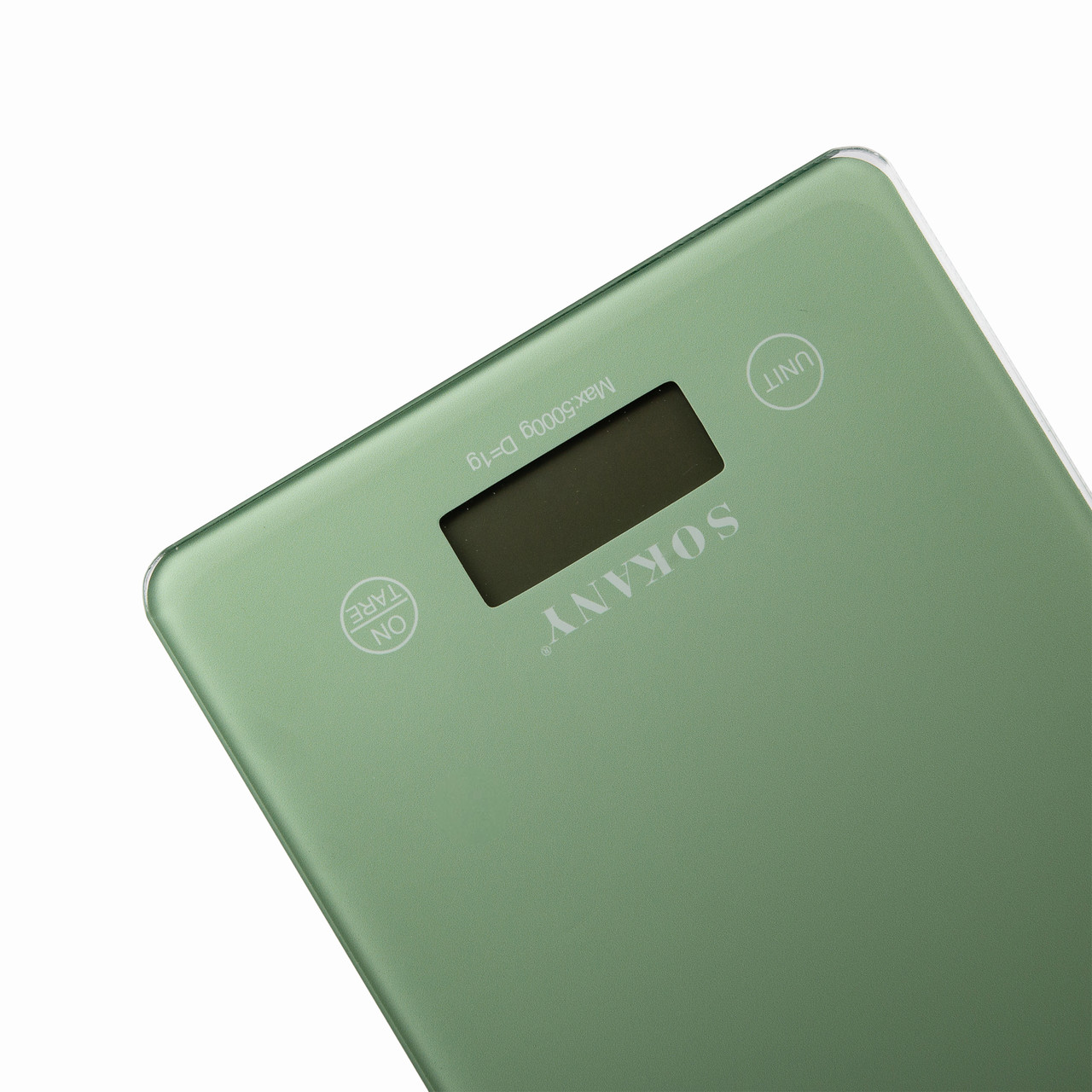 Ваги для кухні Sokany до 5 кг електронні на батарейках Зелені Lugi SK-19027GR_SK-19027GR_Milantium_2