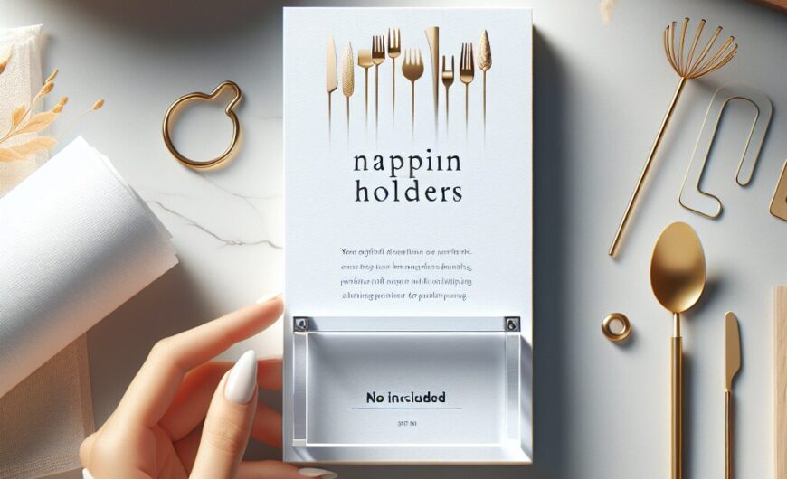 Серветниці: важливий елемент вашого інтер’єру