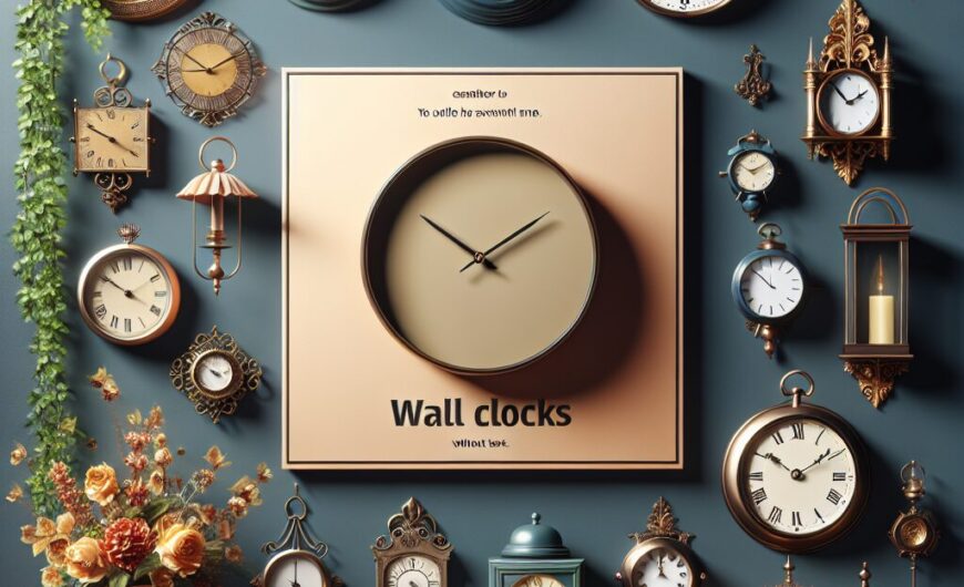 Годинники настінні: стильний акцент для вашого інтер’єру