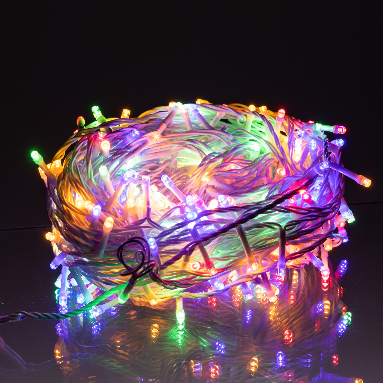 Гірлянда Нитка вулична 30 м 300 LED білий провід Мультиколор CF300L30MWML_CF300L30MWML_Milantium_3
