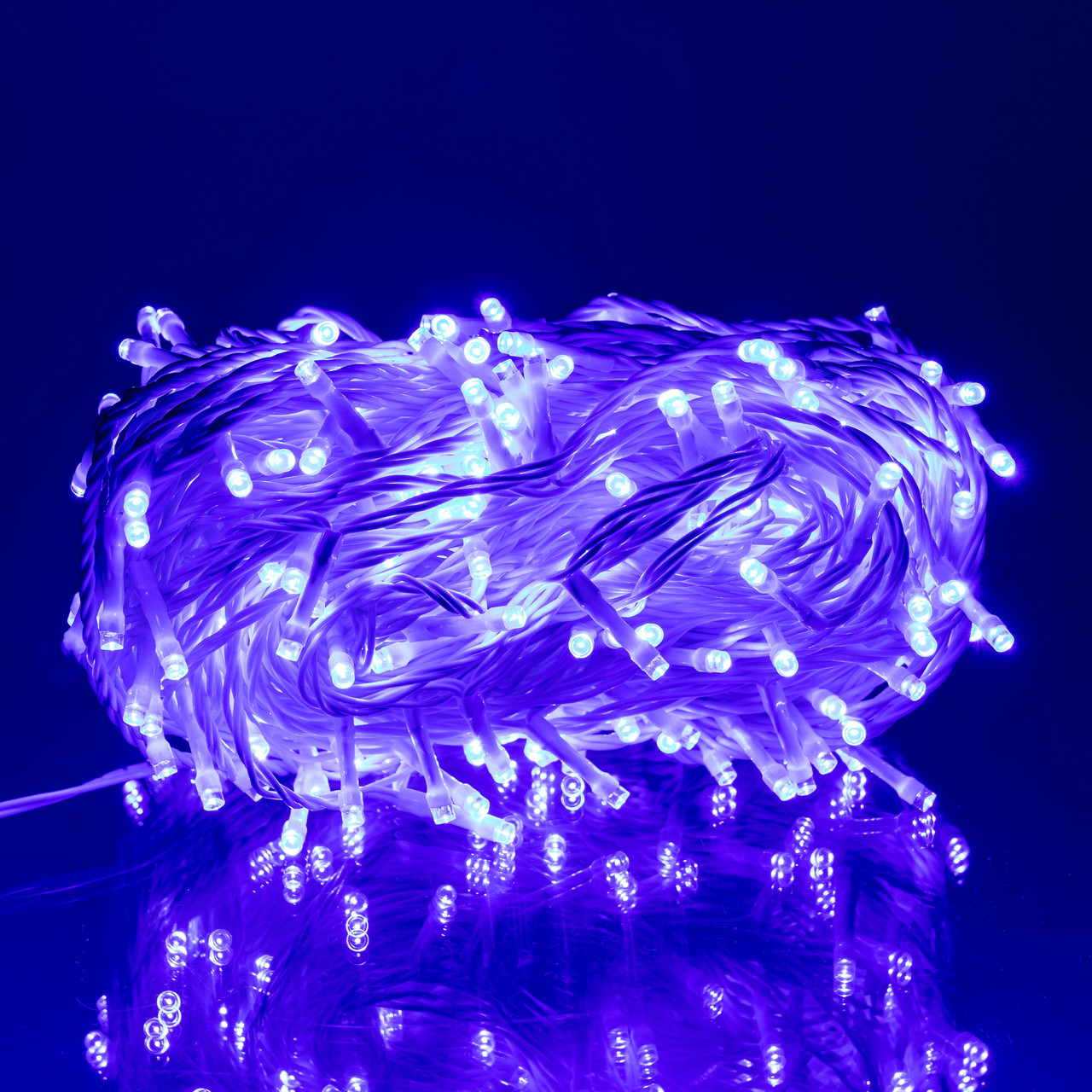 Гірлянда Нитка вулична 30 м 300 LED білий провід Синій CF300L30MWBL_CF300L30MWBL_Milantium_2