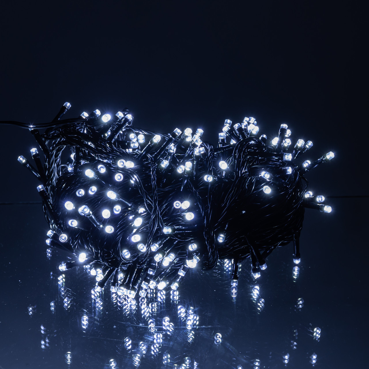 Гірлянда Нитка вулична 30 (м) 300 LED чорний провід Білий CF300L30MBW_CF300L30MBW_Milantium_3
