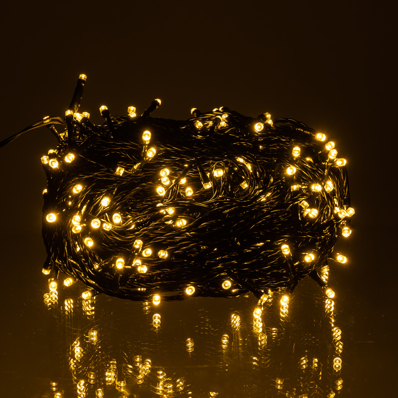 Гірлянда Нитка вулична 30 (м) 300 LED чорний провід Жовтий CF300L30MBY_CF300L30MBY_Milantium_2