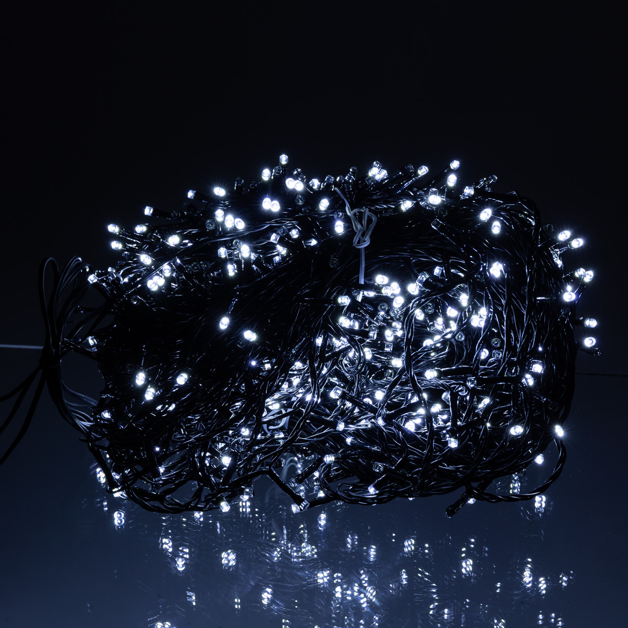 Гірлянда Різдвяна фея вулична 100 (м) 1000 LED чорний провід Білий CF1000L100MBW – купити в Україні недорого