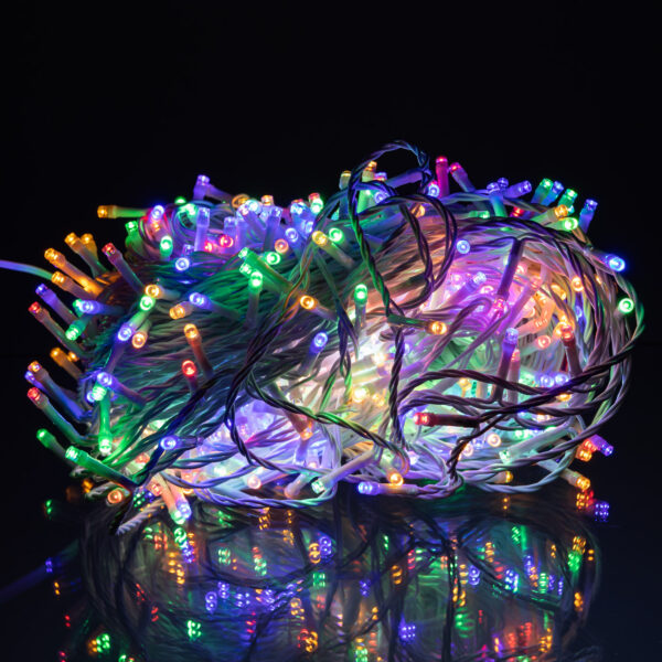 Гірлянда Різдвяна фея вулична 50 м 500 LED білий провід Мультиколор CF500L50MWML_CF500L50MWML_Milantium_1