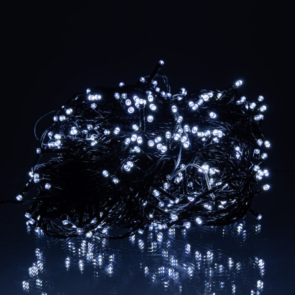 Гірлянда Різдвяна фея вулична 50 (м) 500 LED чорний провід Білий CF500L50MBW_CF500L50MBW_Milantium_1