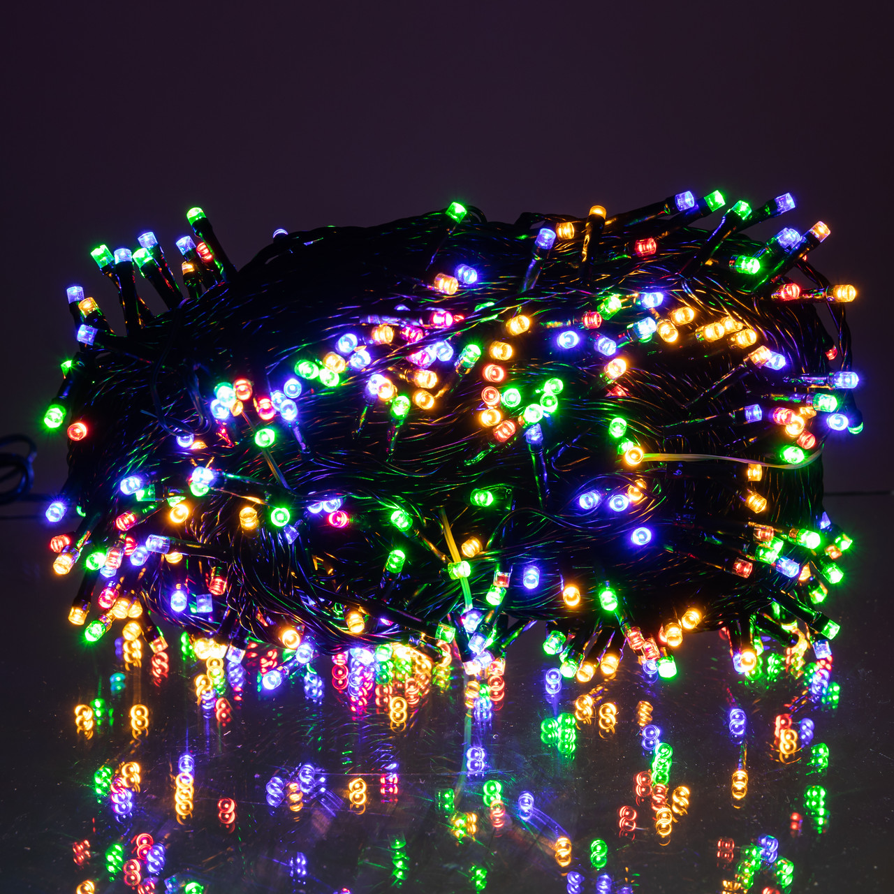 Гірлянда Різдвяна фея вулична 50 (м) 500 LED чорний провід Мультиколор CF500L50MBML_CF500L50MBML_Milantium_2