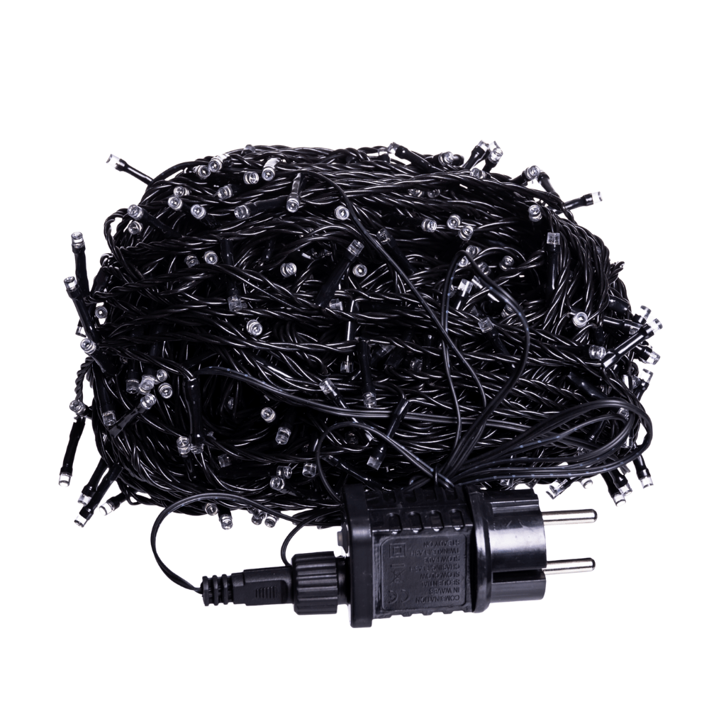 Гірлянда Різдвяна фея вулична 50 (м) 500 LED чорний провід Синій CF500L50MBBL_CF500L50MBBL_Milantium_3