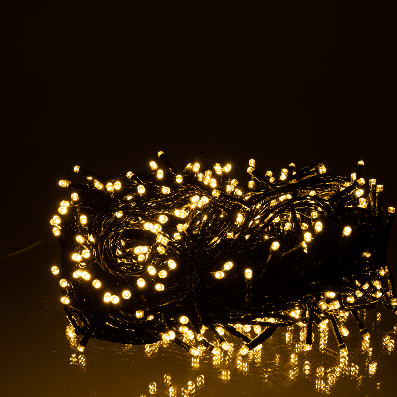 Гірлянда Різдвяна фея вулична 50 (м) 500 LED чорний провід Жовтий CF500L50MBY – купити в Україні недорого