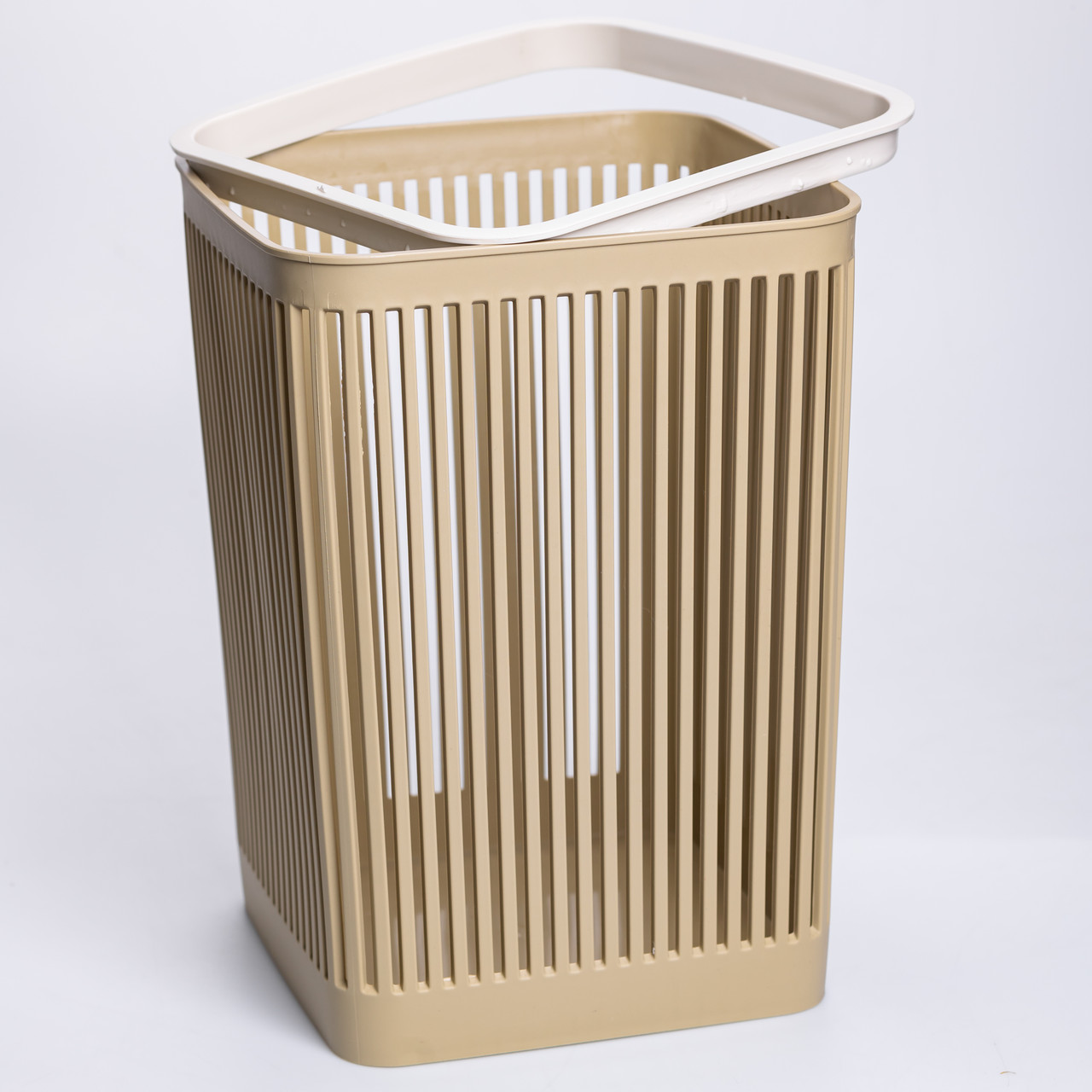 Кошик для сміття пластиковий в офіс для паперу 22×22×30 (см) кошик під сміття 8 (л) відро для сміття Коричневий HP-45-9OL_HP-45-9OL_Milantium_3