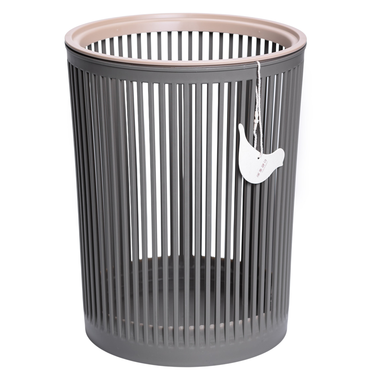Кошик для сміття пластиковий в офіс для паперу 8 (л) кошик під сміття відро для сміття Сірий HP-45-8G_HP-45-8G_Milantium_2