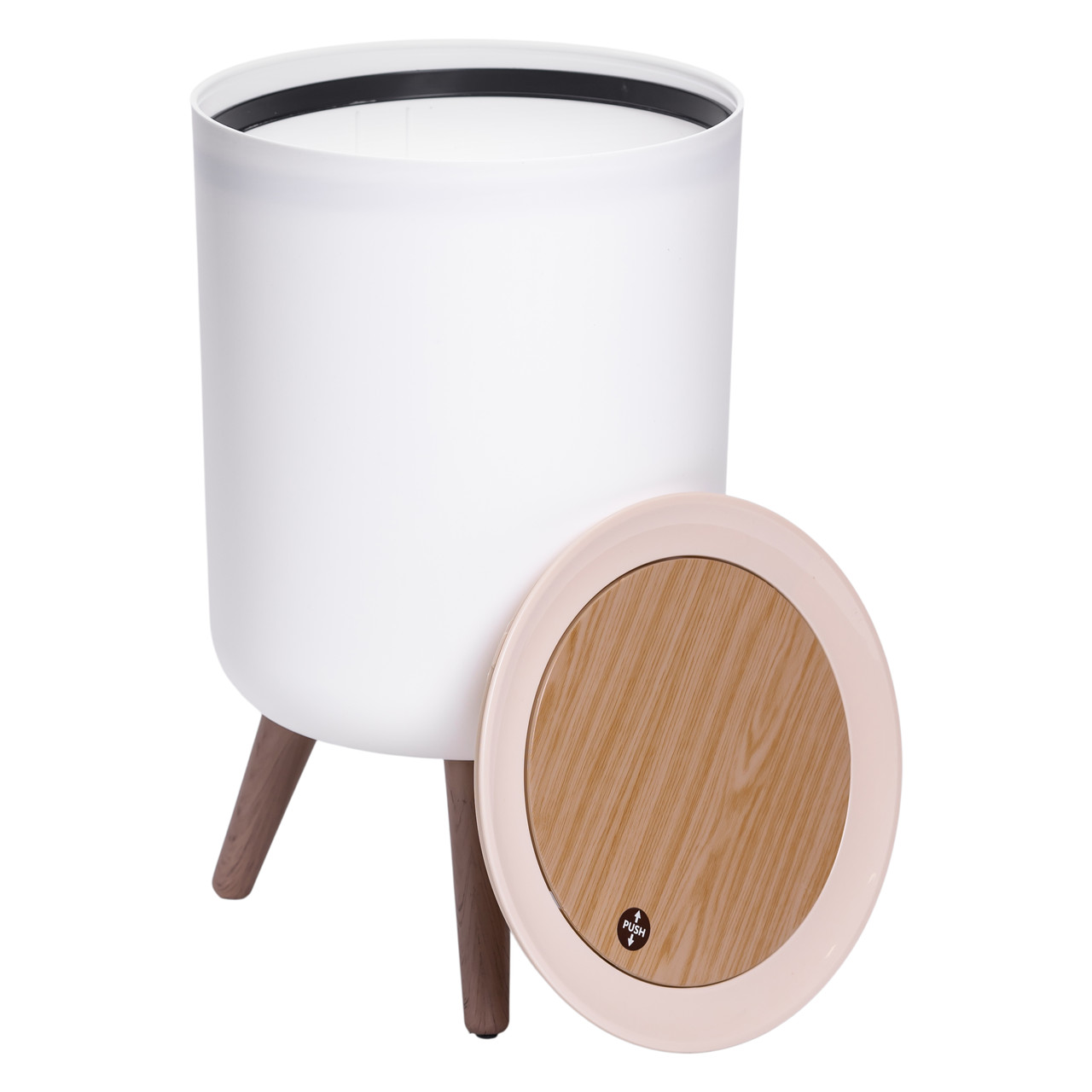 Відро для сміття з клік-кришкою на ніжках 8 літрів відро для сміття на кухню