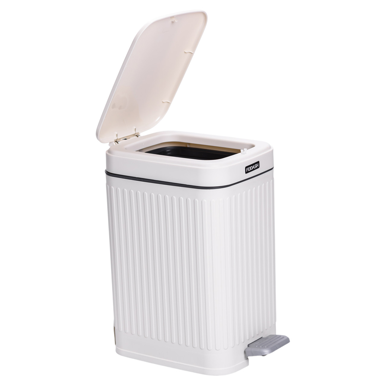 Відро для сміття з педаллю 5л відро для сміття з кришкою і педаллю Білий HP-45-11BE_HP-45-11BE_Milantium_3