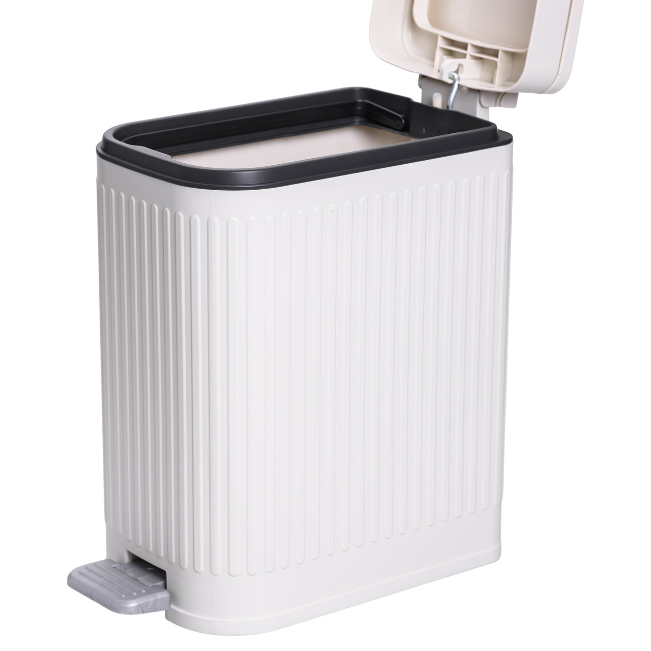 Відро для сміття з педаллю 5л відро для сміття з кришкою і педаллю Білий HP-45-12BE_HP-45-12BE_Milantium_5