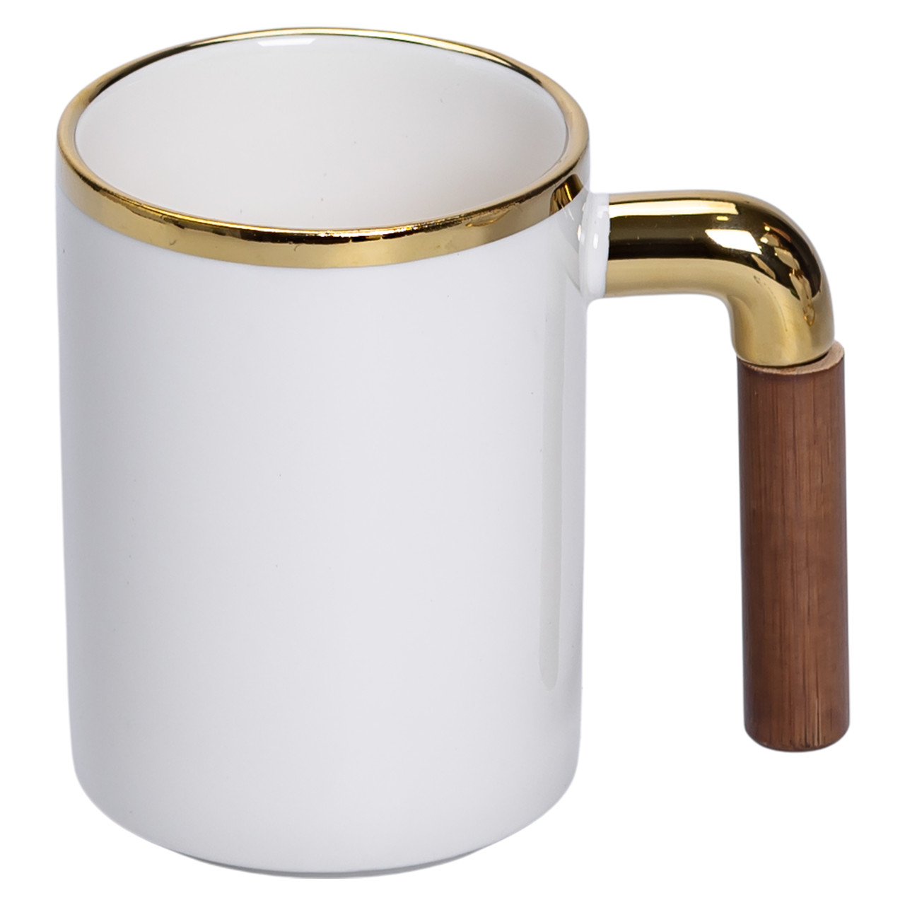 Набір чашок на металевій підставці 6 (шт) по 400 (мл) Білий HP-26-11_HP-26-11_Milantium_5