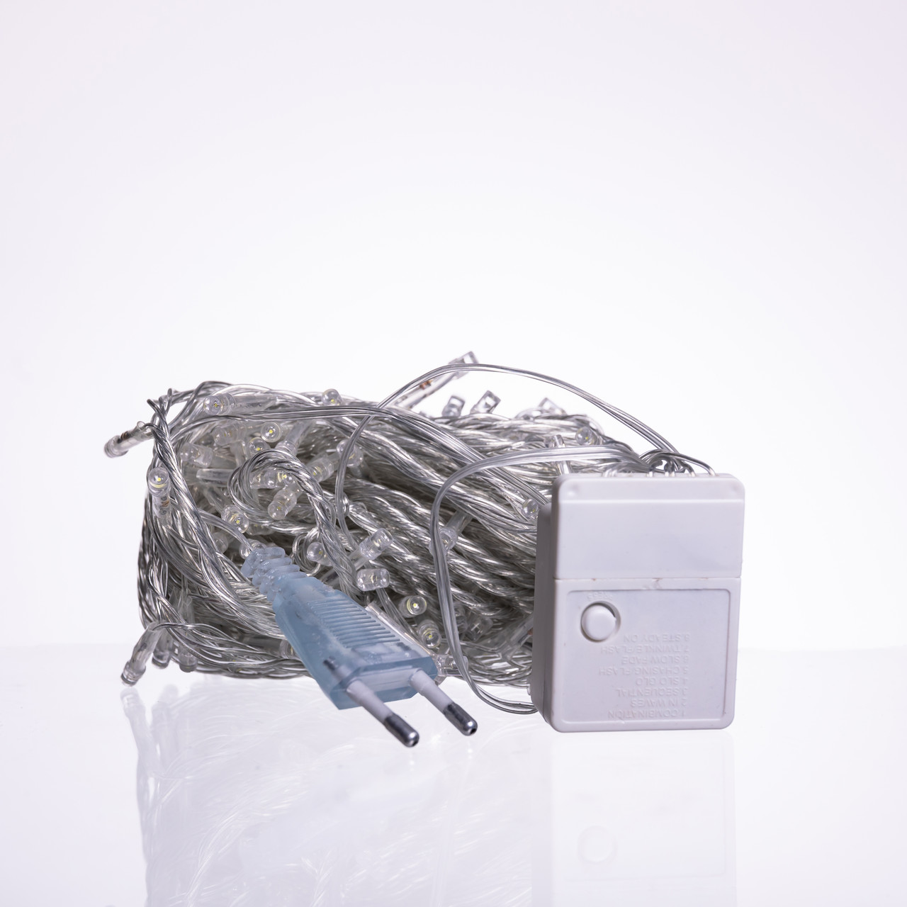 Новорічна гірлянда кімнатна нитка 10 м 120 LED білий провід Білий W120LED10MWW_W120LED10MWW_Milantium_5