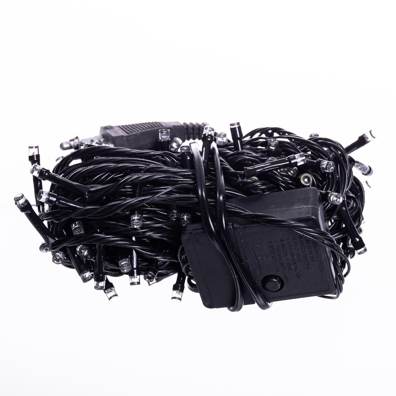 Новорічна гірлянда кімнатна нитка 10 м 120 LED чорний провід Білий W120LED10MBW_W120LED10MBW_Milantium_4