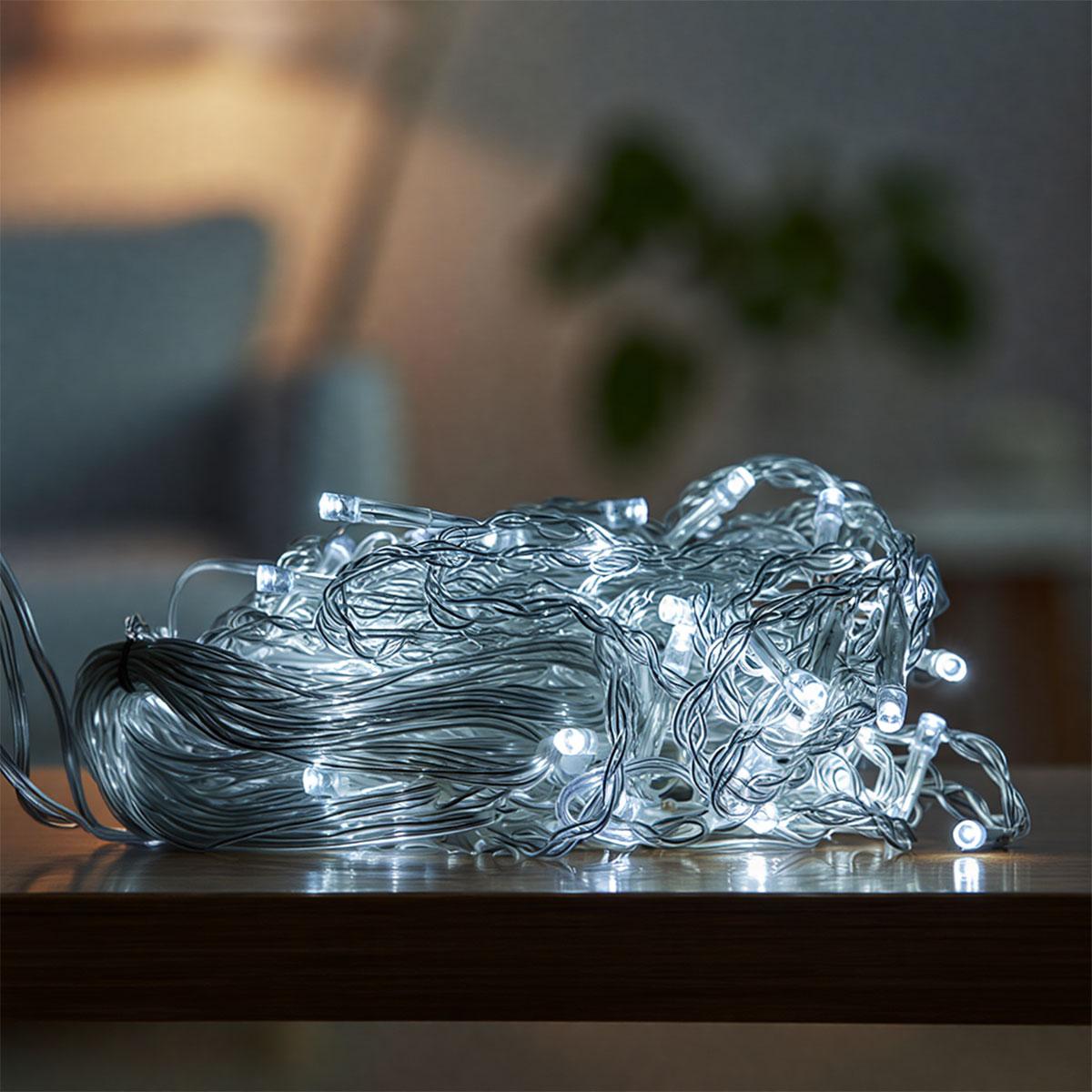 Новорічна гірлянда штора 1