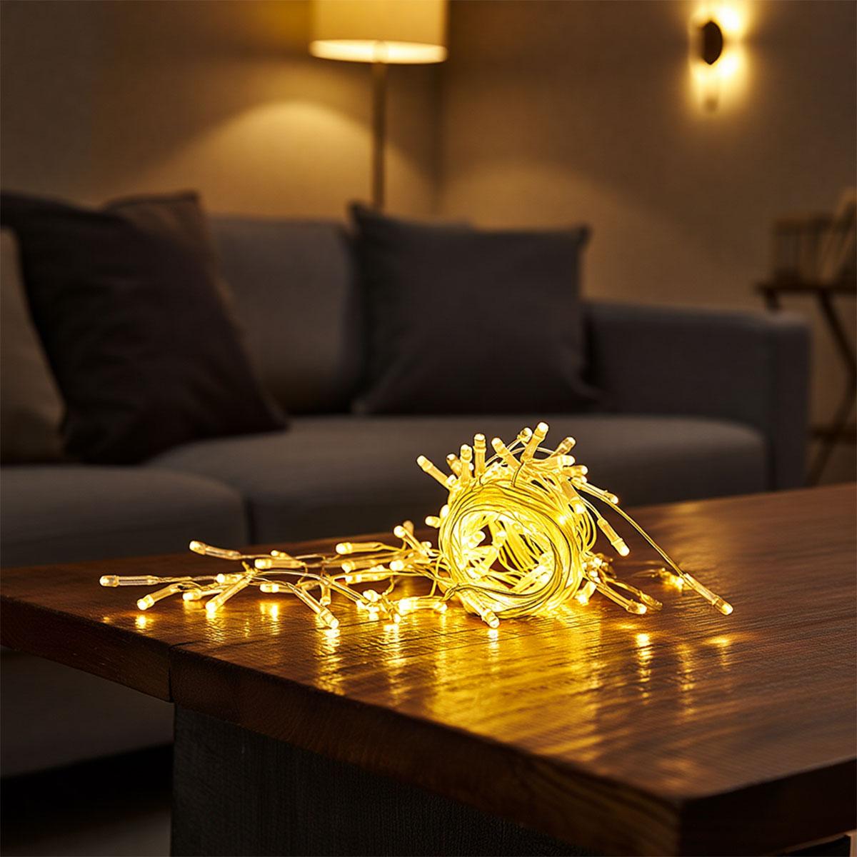 Новорічна гірлянда штора 1