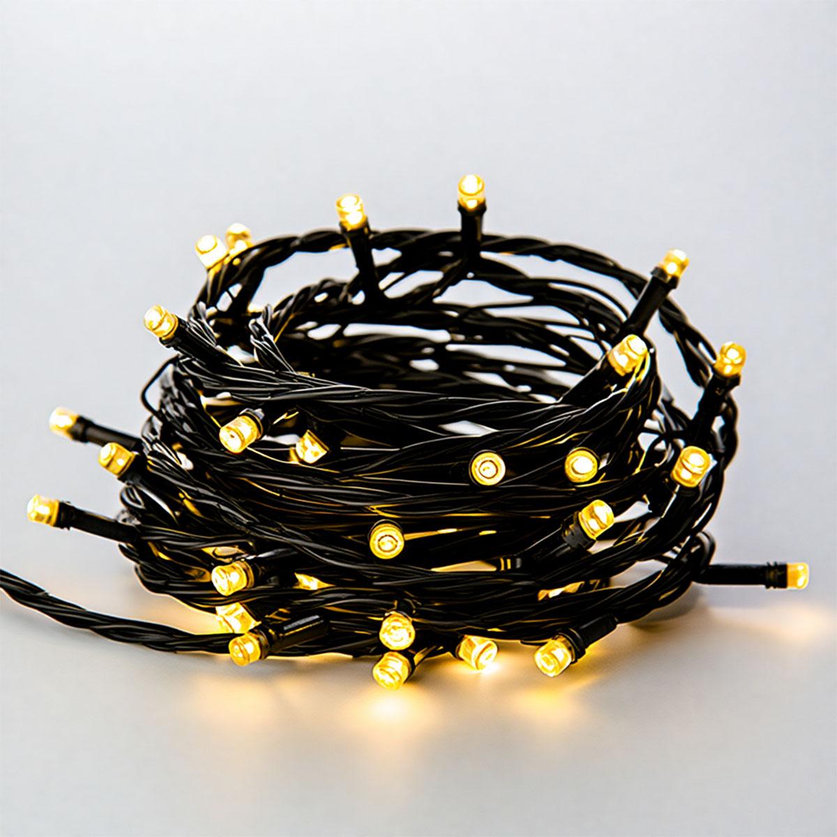 Новорічна гірлянда штора 3х2 м 144 LED кімнатна білий провід Жовтий ZWM32144LEDY – купити в Україні недорого