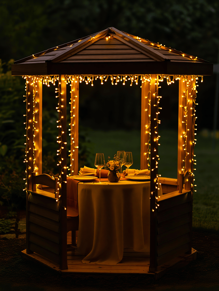 Новорічна гірлянда вулична 30 м 300 LED з сонячною батареєю чорний провід Жовтий SB300L30MBY_SB300L30MBY_Milantium_2