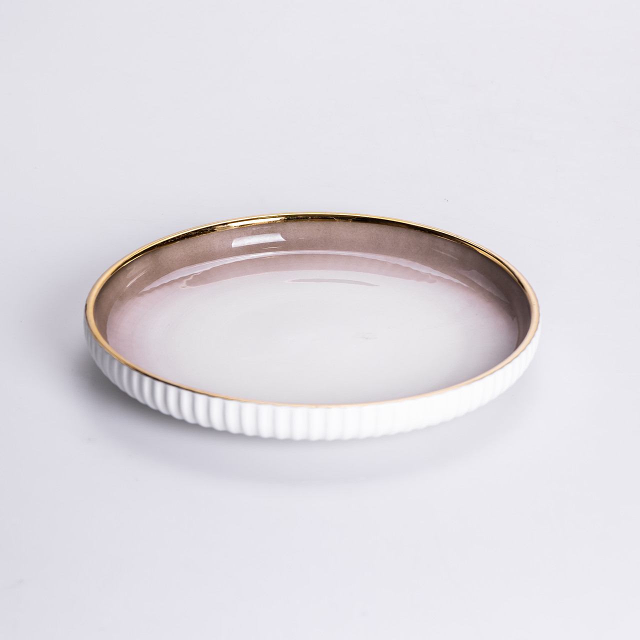 Столовий сервіз на 6 осіб з порцеляни 32 предмети Коричневий HP-26-13BR_HP-26-13BR_Milantium_2