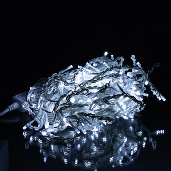 Вулична гірлянда Бахрома 12 м 200 LED білий провід Білий 12MWW_12MWW_Milantium_3