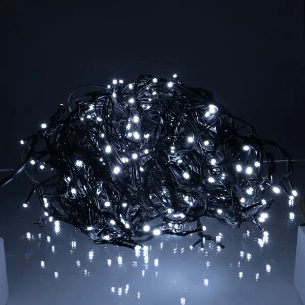 Вулична гірлянда Бахрома 25 м 405 LED чорний провід Білий 25MBW_25MBW_Milantium_3