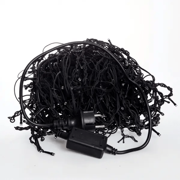 Вулична гірлянда Бахрома 25 м 405 LED чорний провід Білий 25MBW_25MBW_Milantium_4