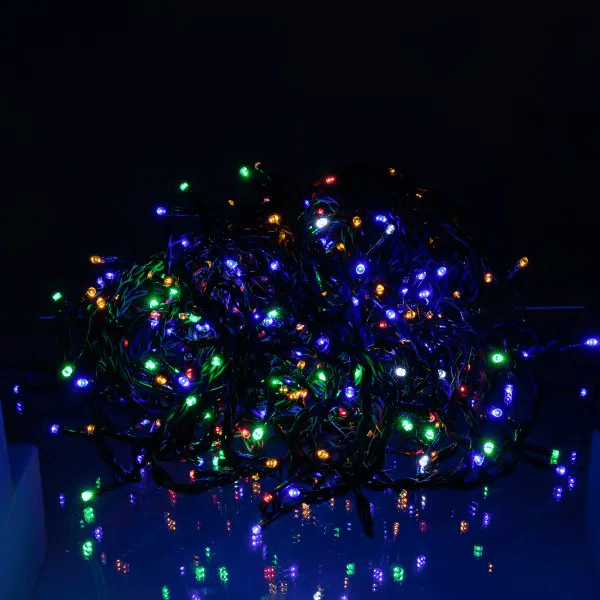 Вулична гірлянда Бахрома 25 м 405 LED чорний провід Мультиколор 25MBML_25MBML_Milantium_3