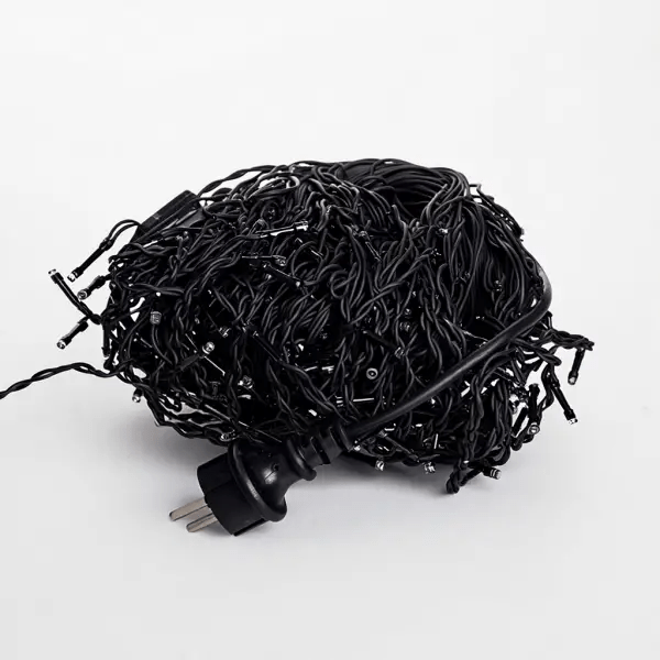 Вулична гірлянда Бахрома 25 м 405 LED чорний провід Мультиколор 25MBML_25MBML_Milantium_4