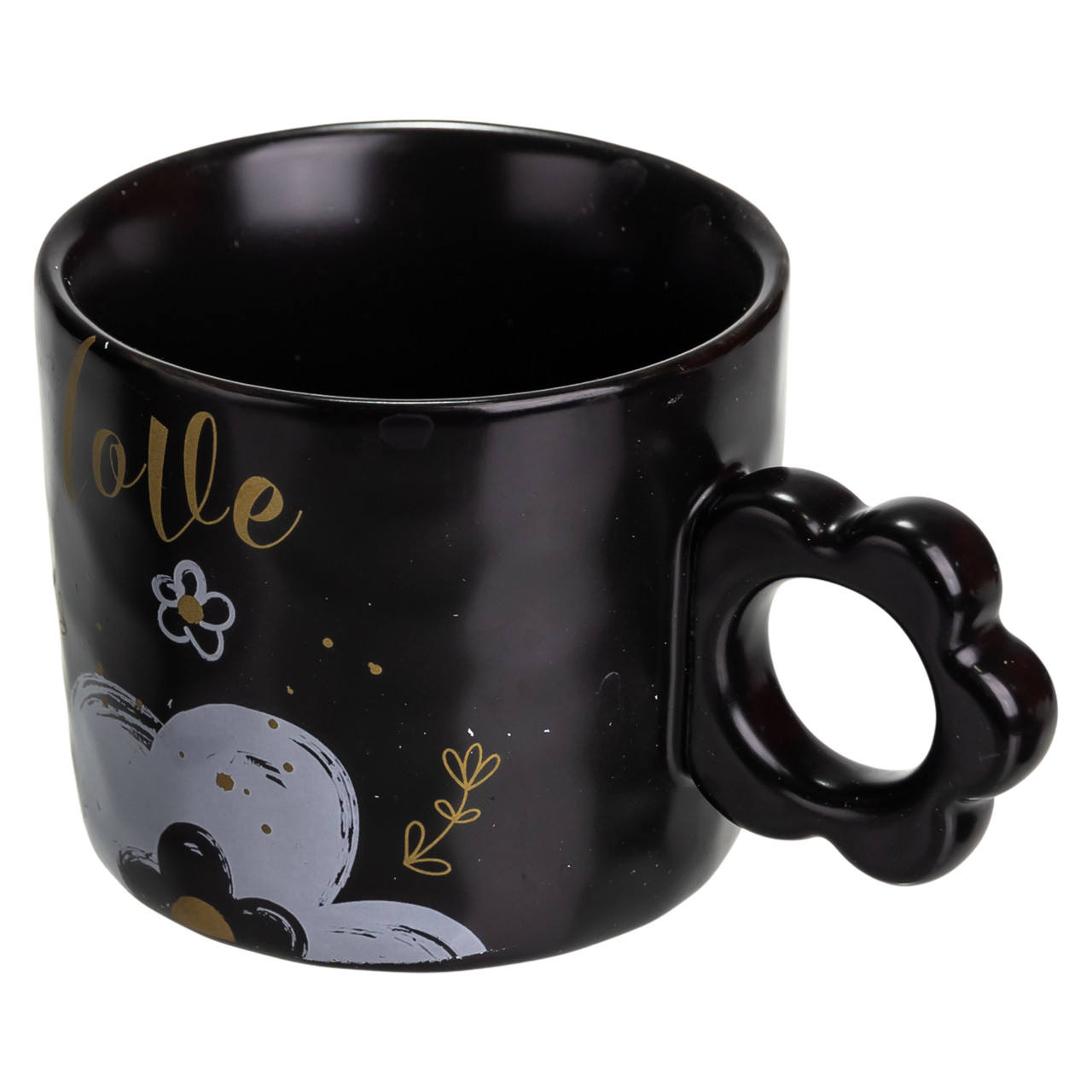 Чашка для чаю та кави порцелянова Love 420 (мл) гарна оригінальна кружка на подарунок FM-14B_FM-14B_Milantium_3