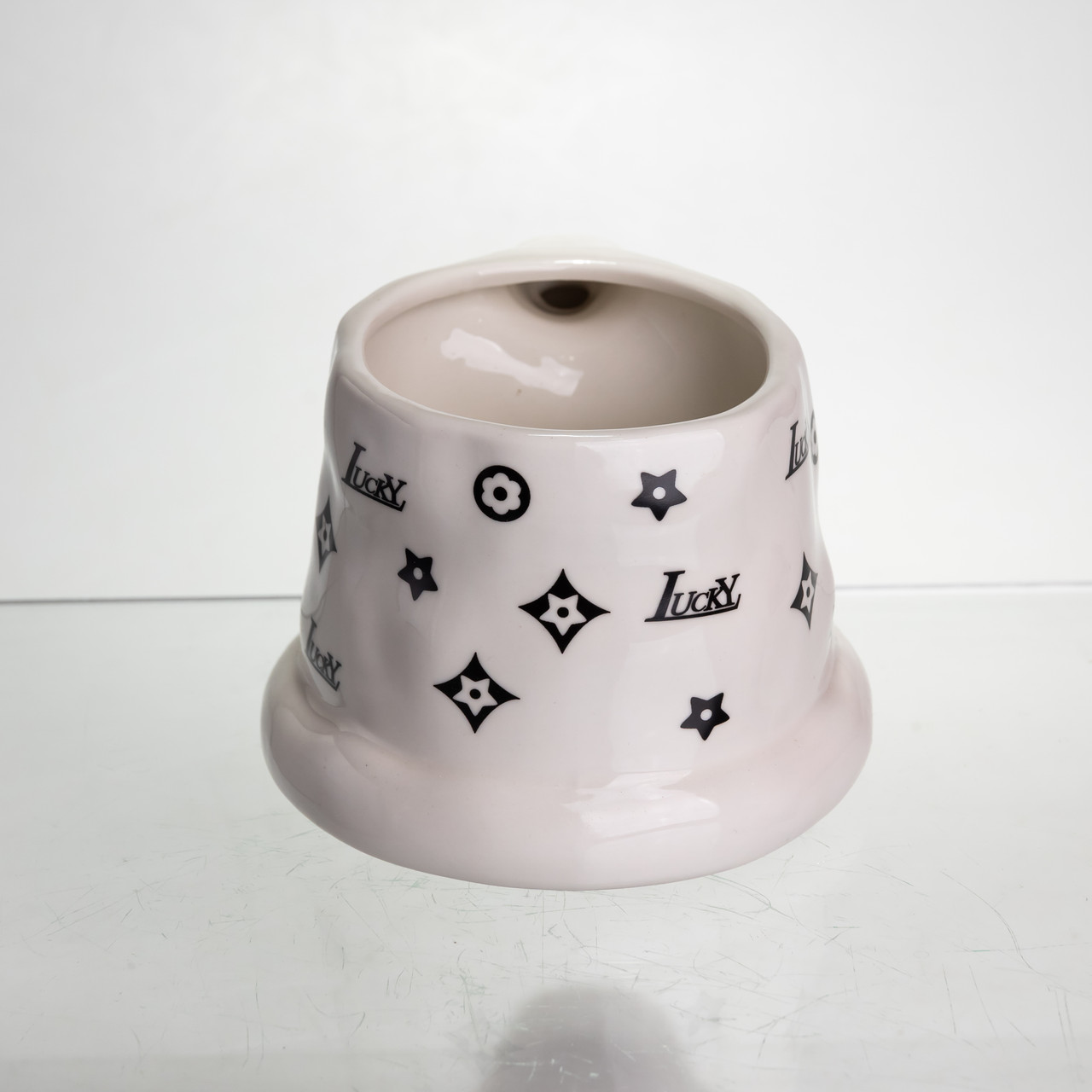 Фарфоровая чашка 500 (мл) оригінальна кружка на подарунок чашка для чаю та кави Чорний FM-11A_FM-11A_Milantium_3