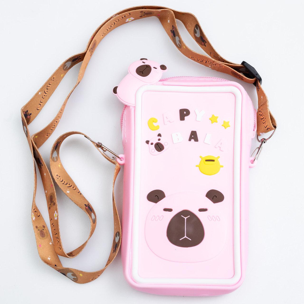 Дитяча силіконова сумочка-гаманець 7*10*3 см Рожевий HP-55-17P – купити в Україні недорого