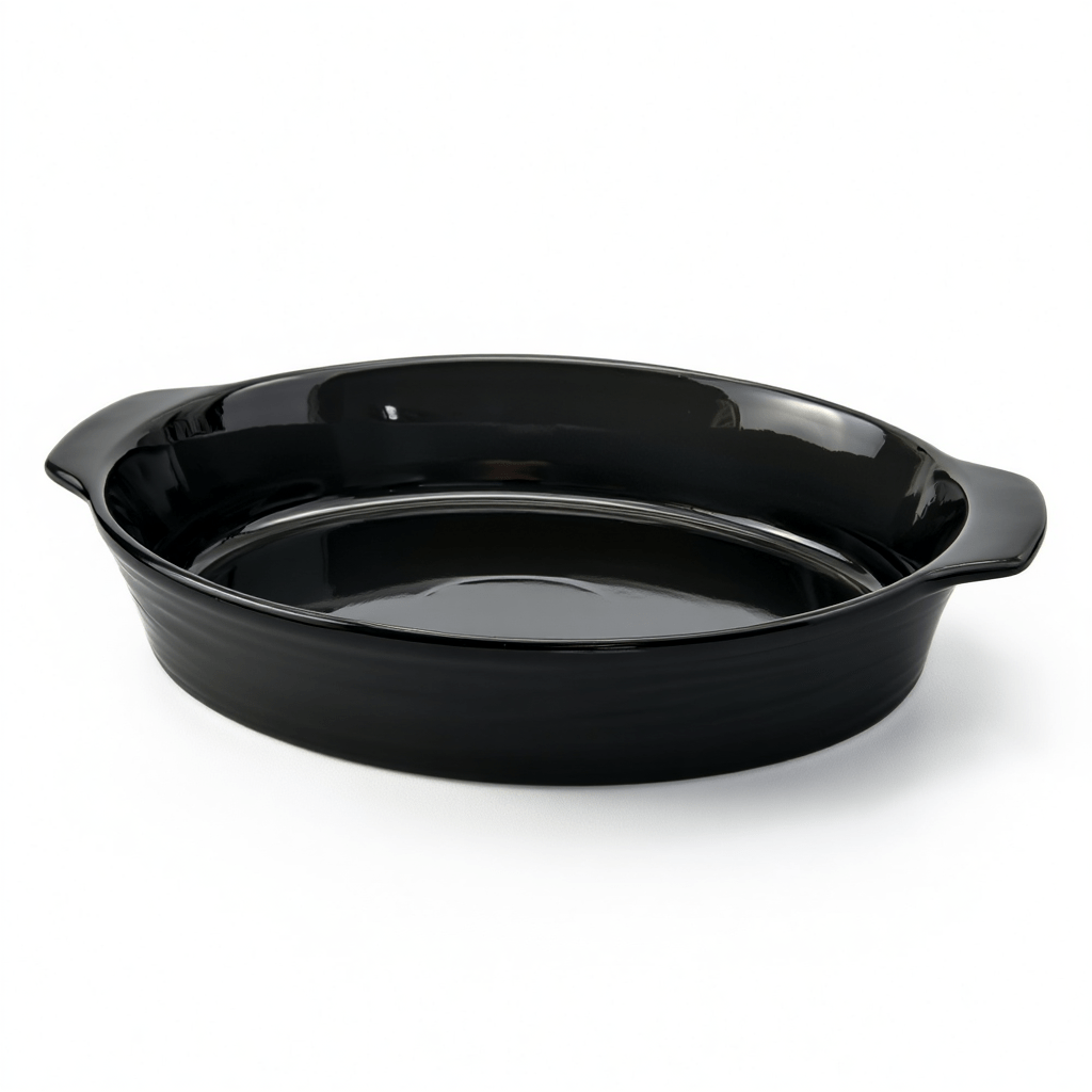 Форма для запікання овальна 36×22.5×7 (см) форма для духовки 2 літри Чорний SH1290_SH1290_Milantium_3