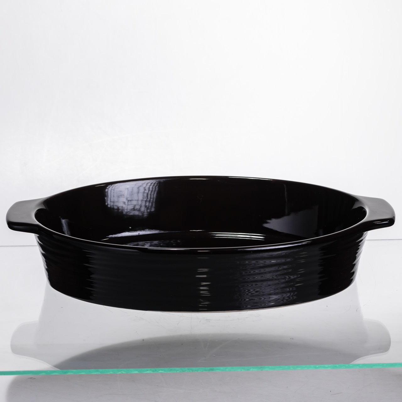 Форма для запікання овальна 36×22.5×7 (см) форма для духовки 2 літри Чорний SH1290_SH1290_Milantium_5
