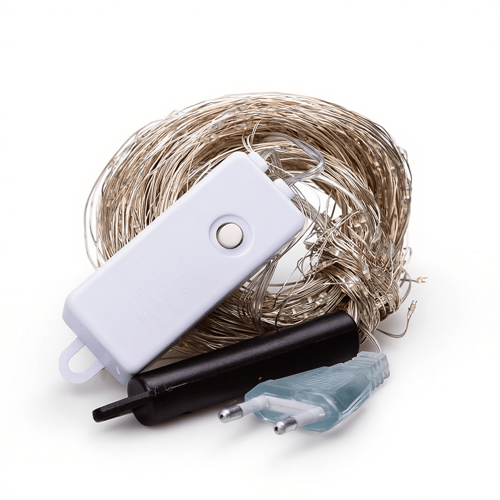 Гірлянда Кінський хвіст 3 м 20 ліній на 600 led лампочок на мідному дроті від мережі Білий 1733015W_1733015W_Milantium_3