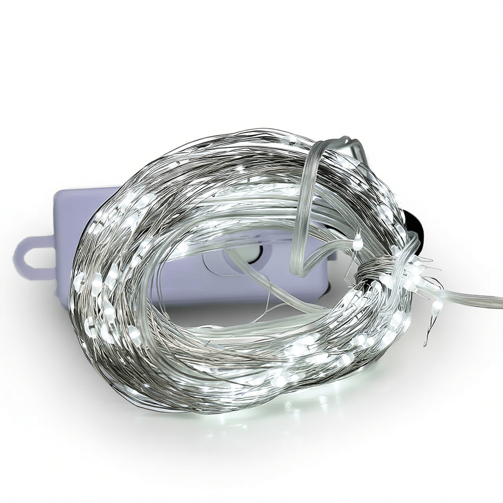 Гірлянда Кінський хвіст 3 м 20 ліній на 600 led лампочок на мідному дроті від мережі Білий 1733015W_1733015W_Milantium_5