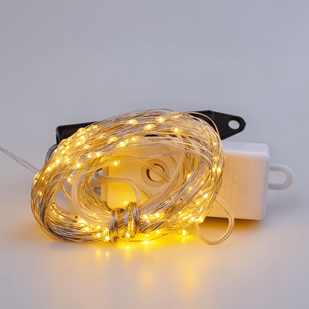 Гірлянда Кінський хвіст 3 м 20 ліній на 600 led лампочок на мідному дроті від мережі Жовта 1733015Y_1733015Y_Milantium_2