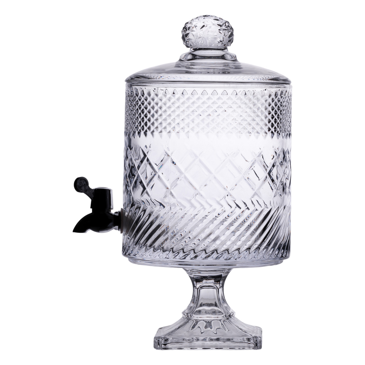 Лимонадниця з краном на підставці скляна 4,5 л HP-19-4 – купити в Україні недорого