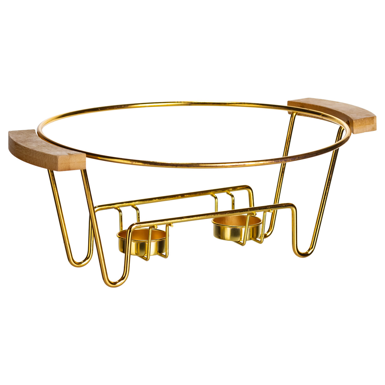 Марміт порцеляновий настільний круглий 2 (л) з підігрівом Чорний мармур LC-718_LC-718_Milantium_2