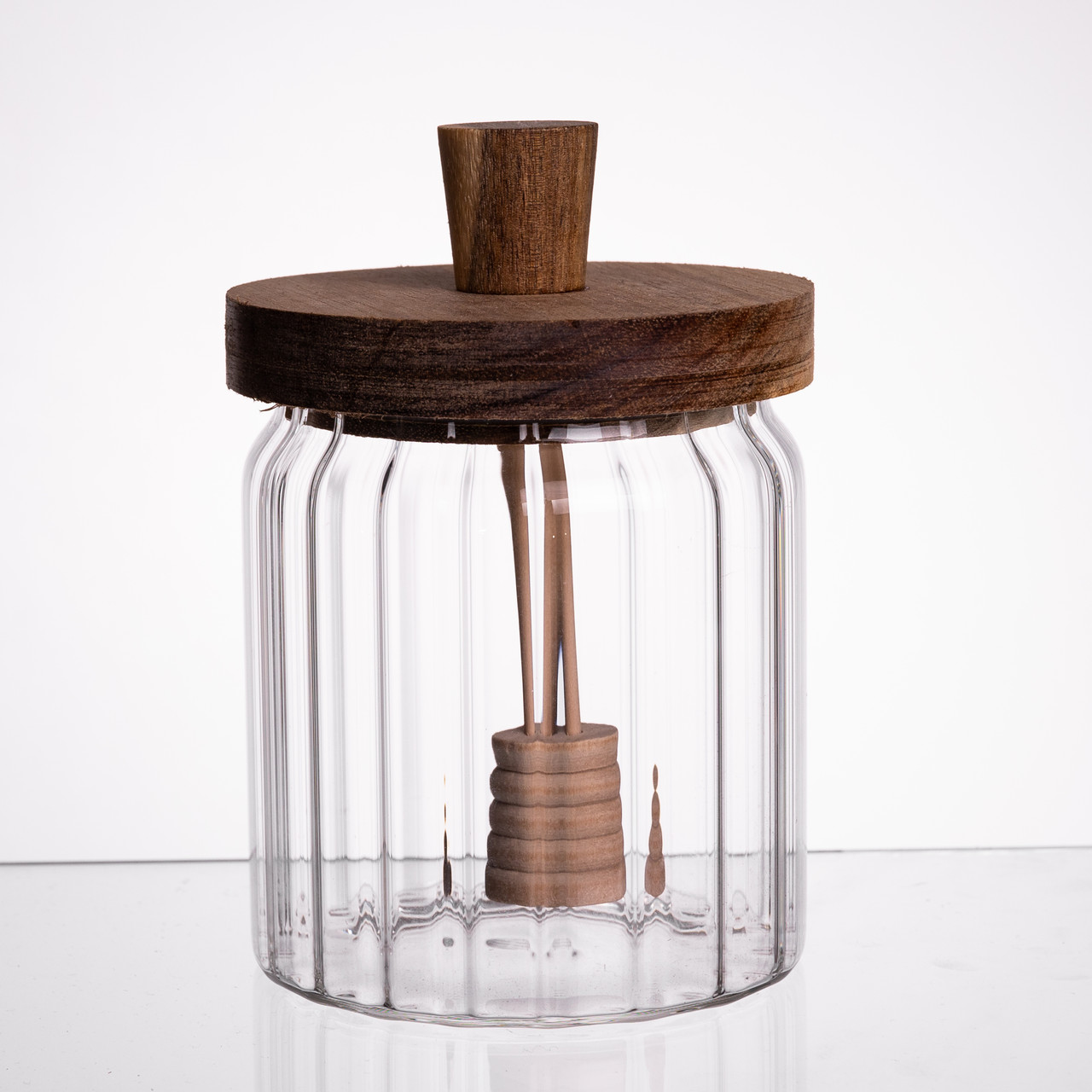 Медовниця скляна з кришкою і ложкою 500 (мл) 64486-5_64486-5_Milantium_1