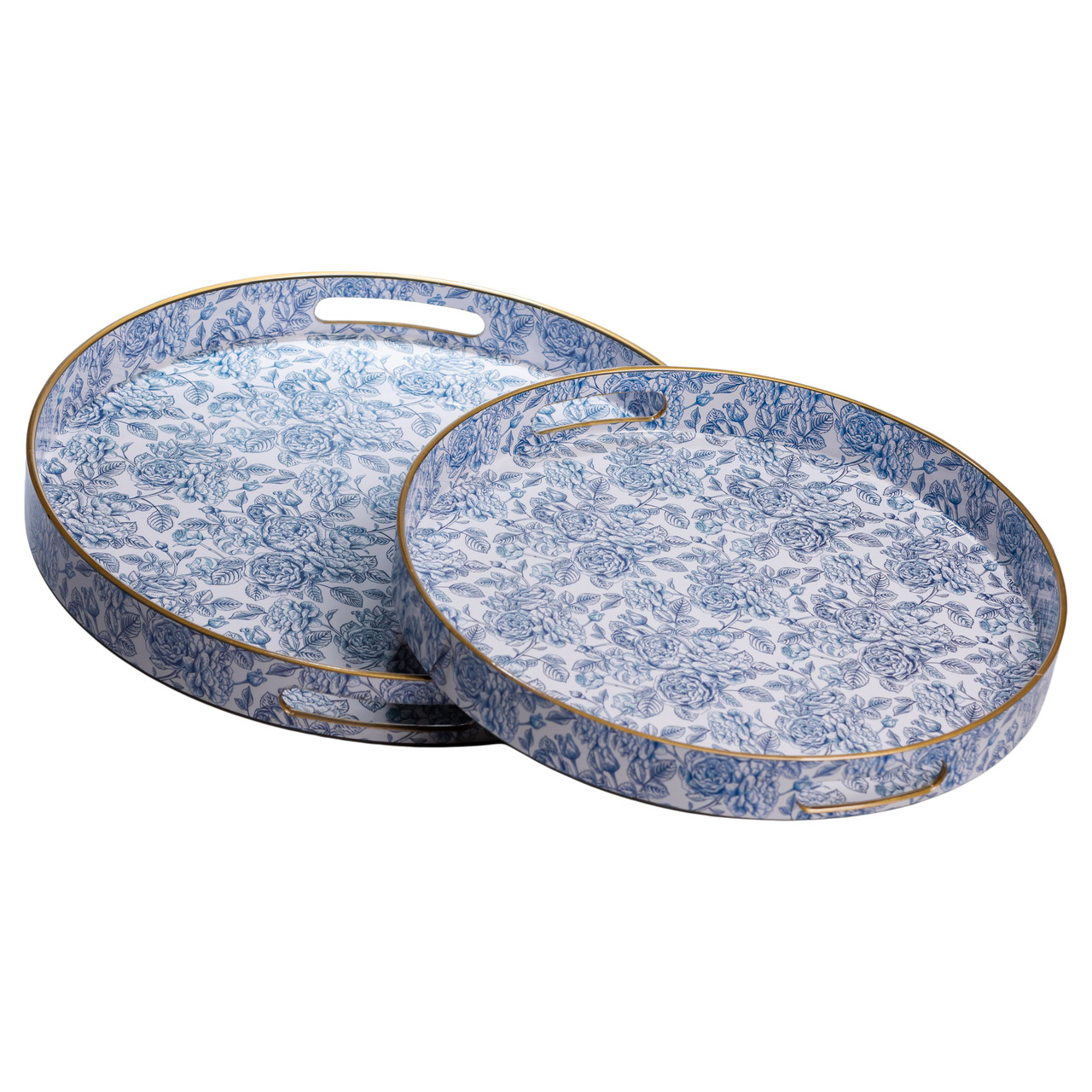 Набір круглих підносів для подачі їжі 2 (шт) Ø32.5 / 37 (см) HP-HK-17_HP-HK-17_Milantium_1